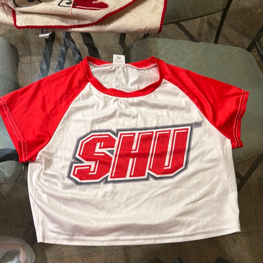 Red and White SHU Shirt
